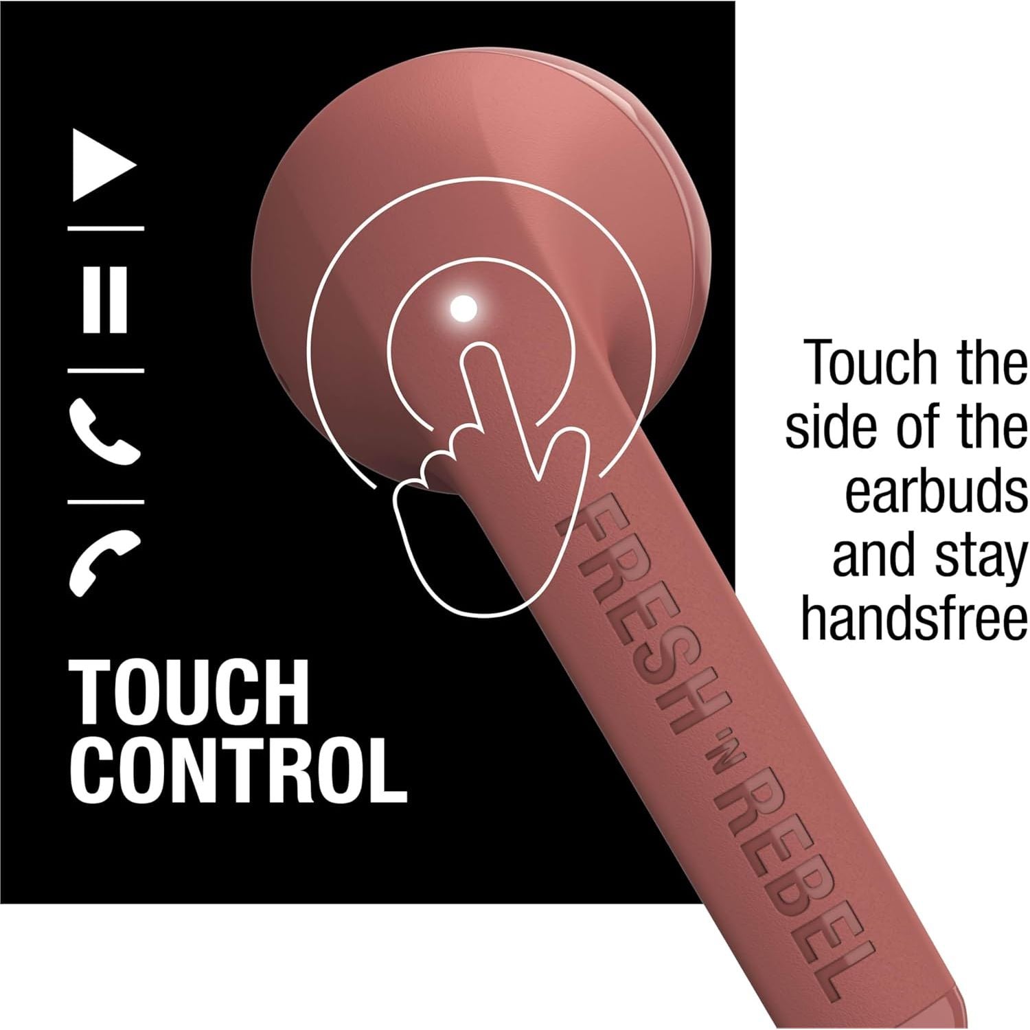 Buy Fresh ’n Rebel,Fresh ’n Rebel Twins Core True Wireless In-Ear Headphones – Safari Red - Gadcet UK | UK | London | Scotland | Wales| Near Me | Cheap | Pay In 3 | In-Ear Headphones